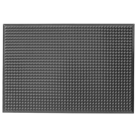 Ergomat Ergomat Infinity Bubble Black 4ft x 8ft Anti-Fatigue Floor Mat IN0408-BK